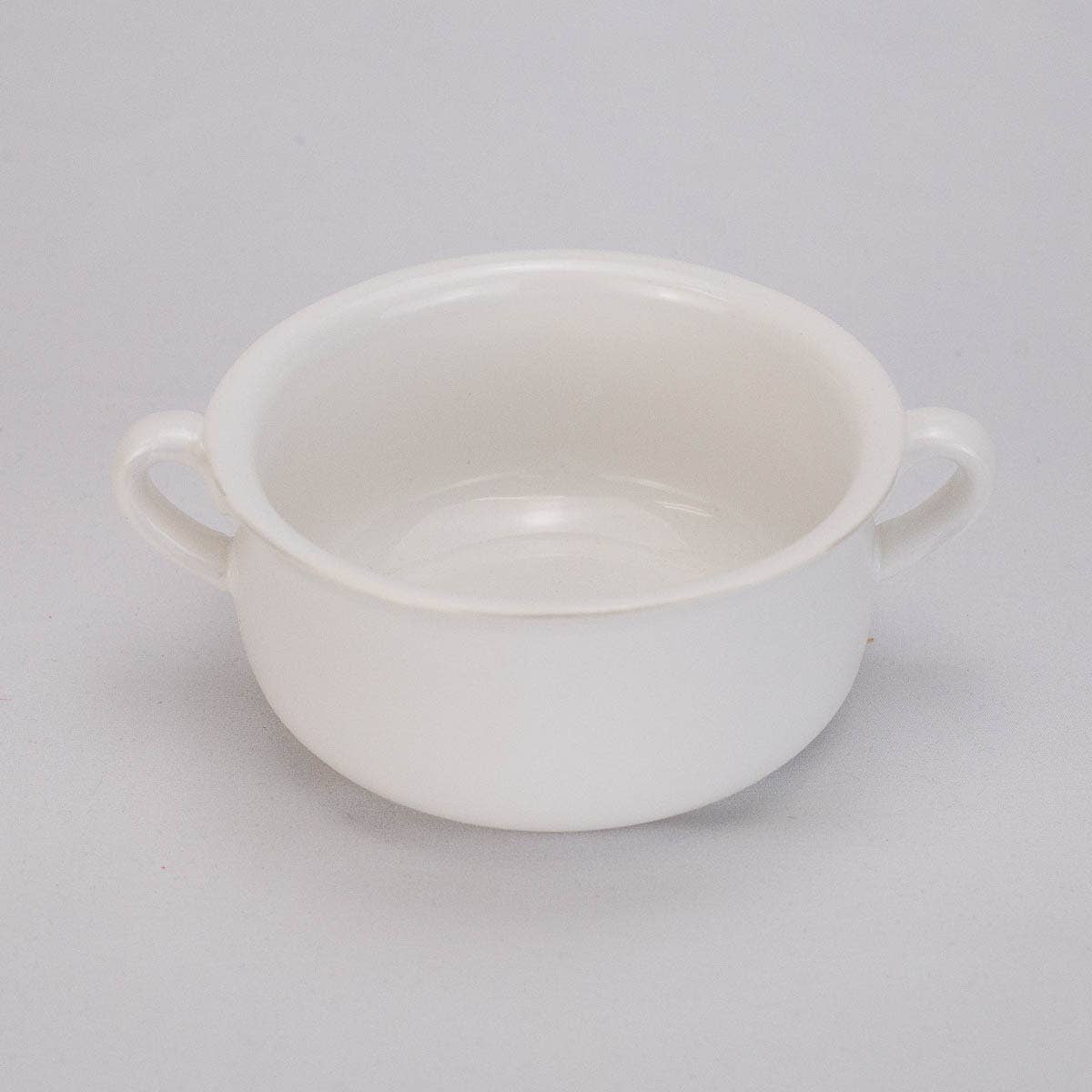 Classic Double Handle Bowl - White