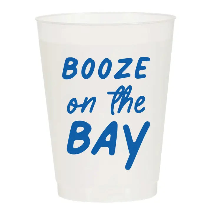 Booze on the Bay Frosted Cups