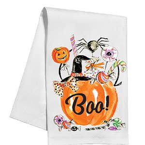Pumpkin Full of Treats Kitchen Towel